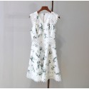 2021 New Spring Summer Lace Floral Print Sleeves Dress Size 0-5 UK Collections